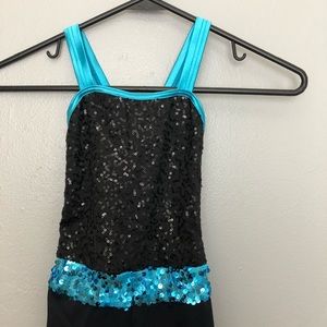 Girls Medium dance or gymnastics leotard